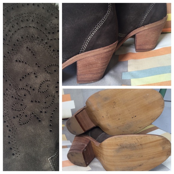 Lavorazione Artigiana Chocolate Brown Leather Heeled Boots - Picture 3 of 3